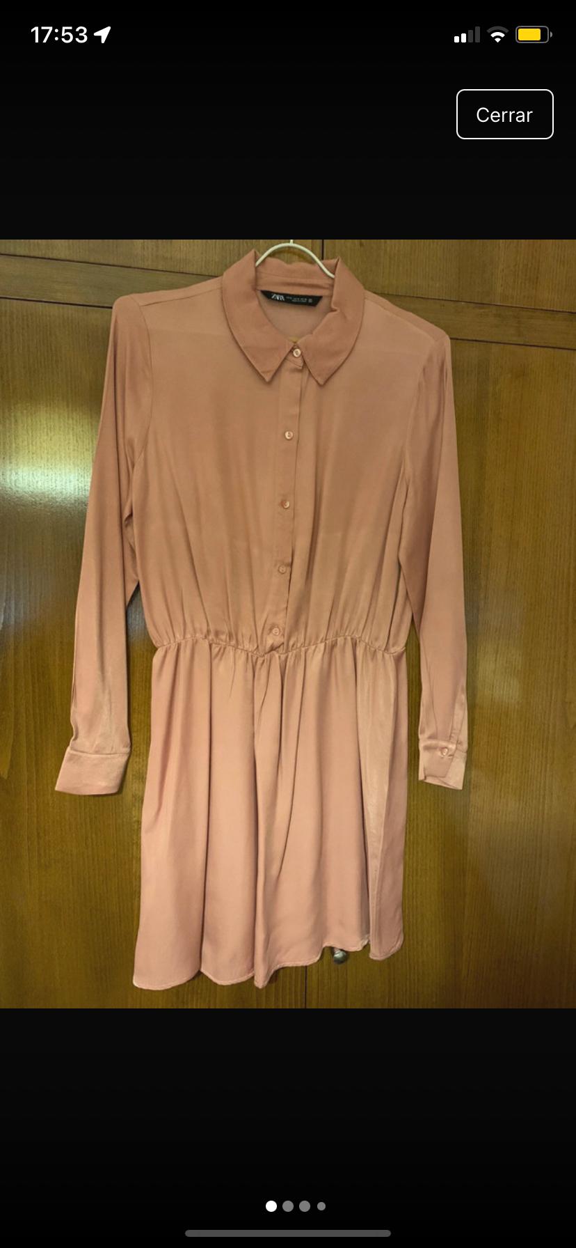 SATIN SHIRT DRESS
