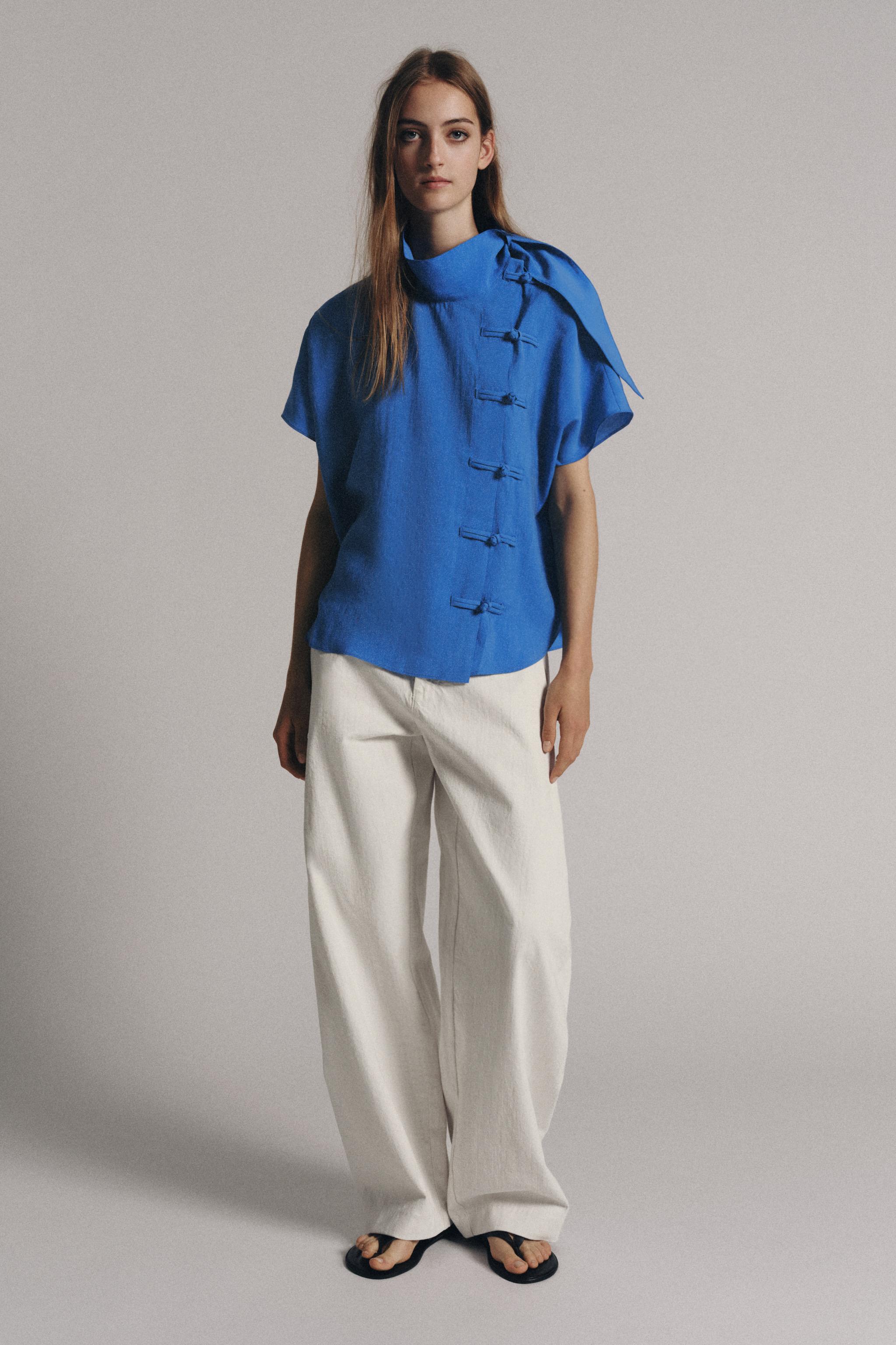 ZW COLLECTION FROG FASTENING SHIRT