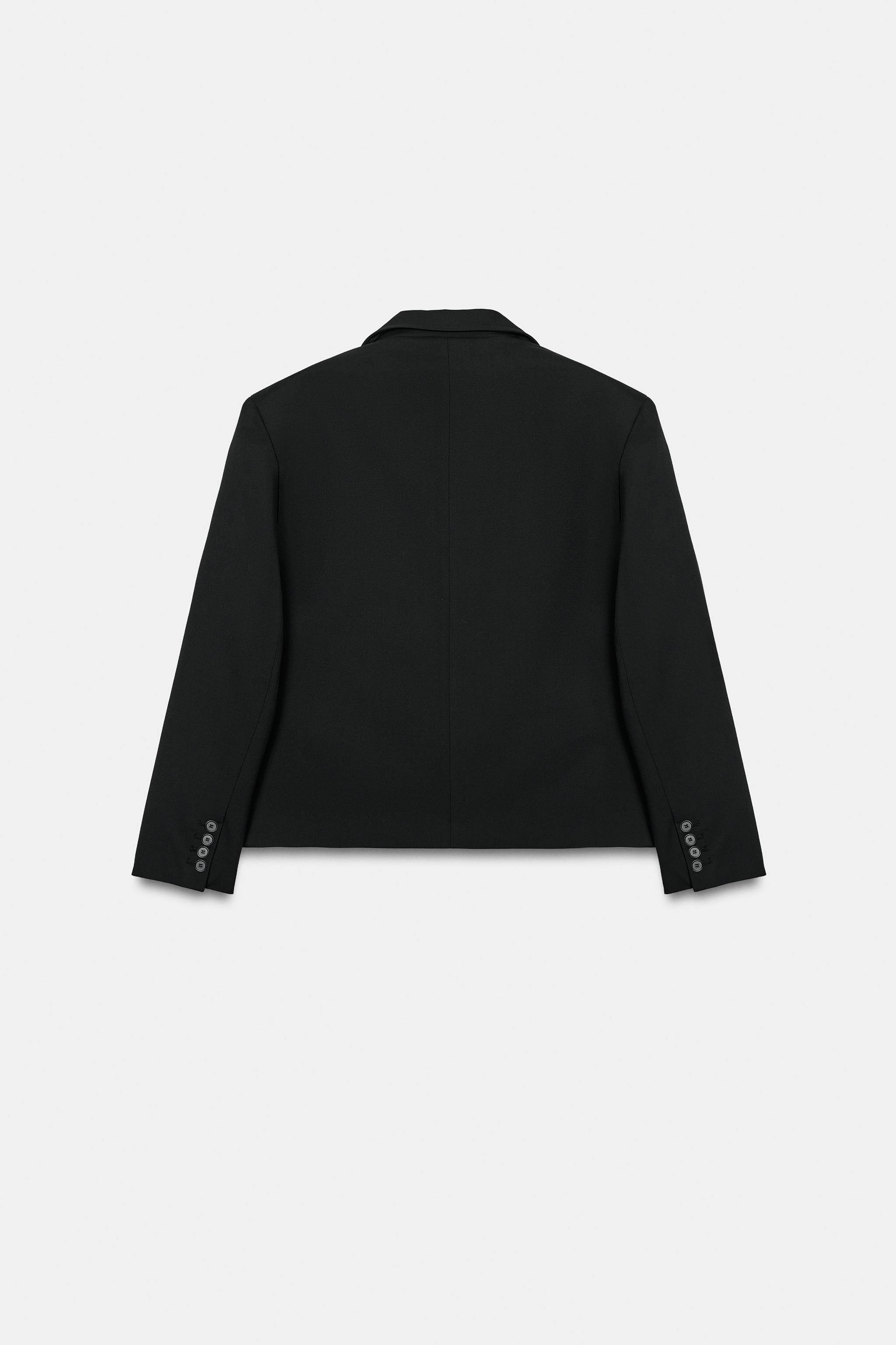 VESTE DROITE À POCHES