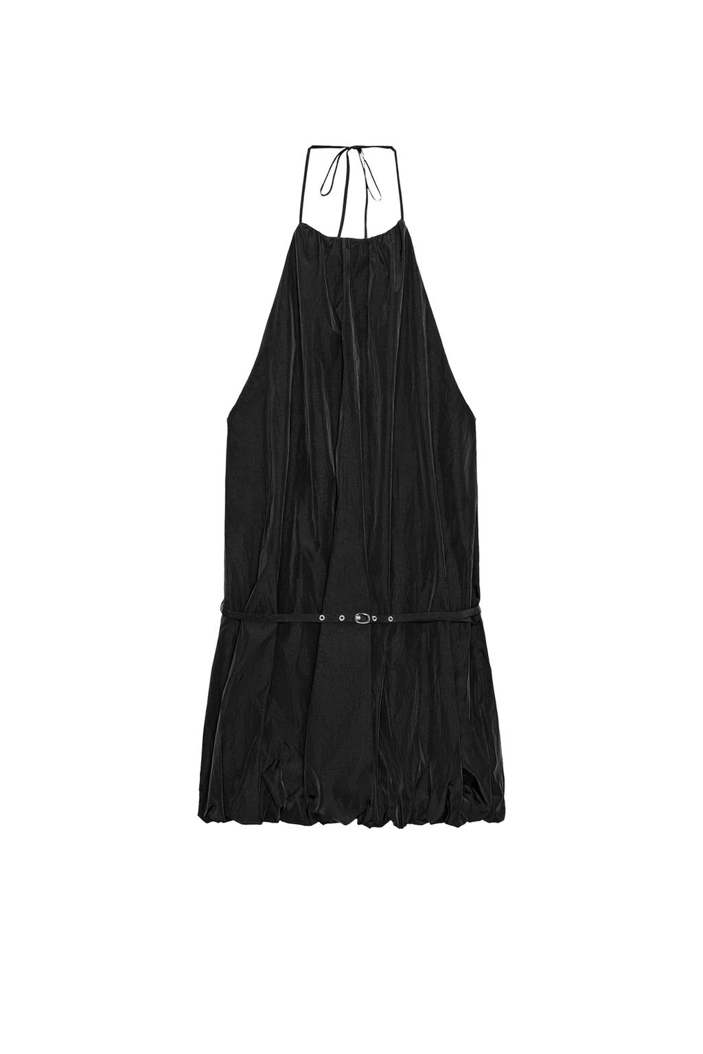 HALTER BUBBLE HEM DRESS - image 3