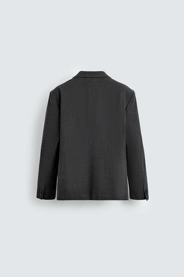 BLAZER COSTUME STRUCTURÉ - Gris anthracite de Zara - Image 7