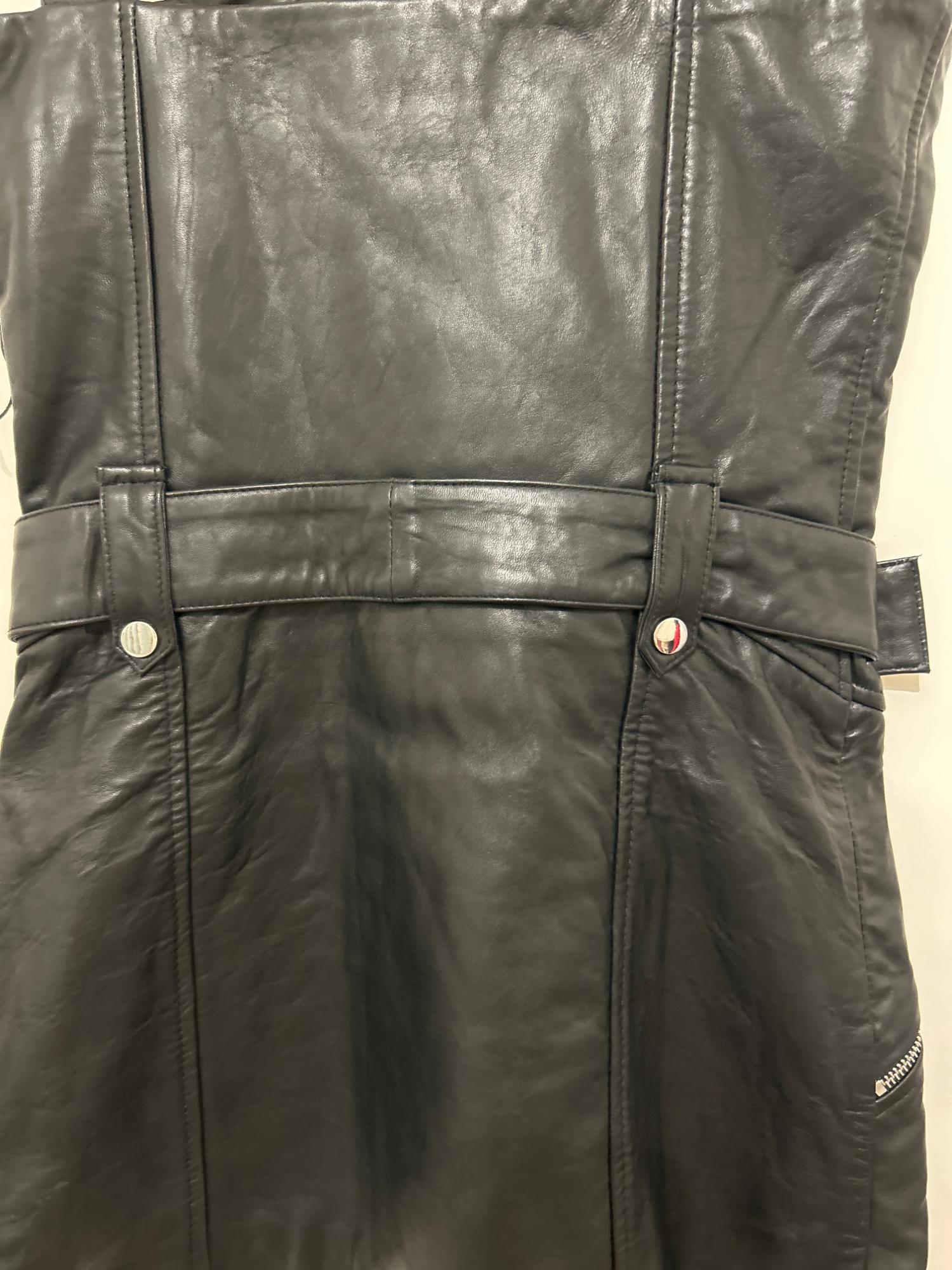 SHORT LEATHER DRESS - LIMITED EDITION