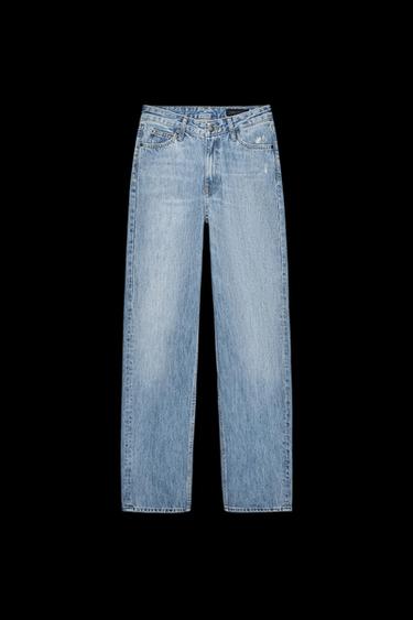 JEANS ZW COLLECTION GERADE HOHER BUND - Blau von Zara - Bild 0