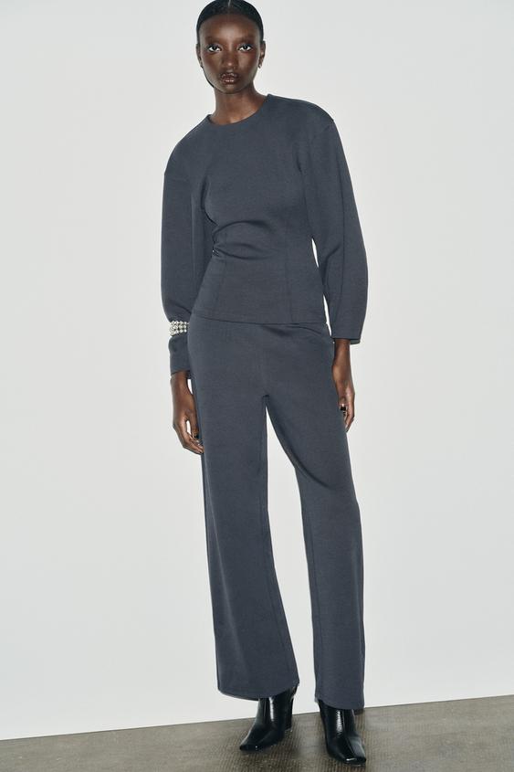 PANTALON LARGE INTERLOCK