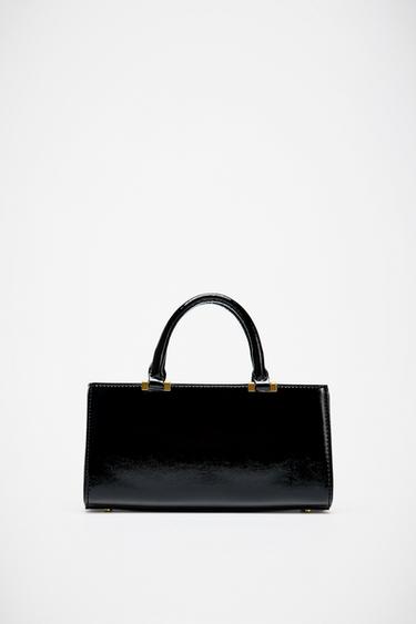 SAC À MAIN TEXTURÉ - Noir de Zara
