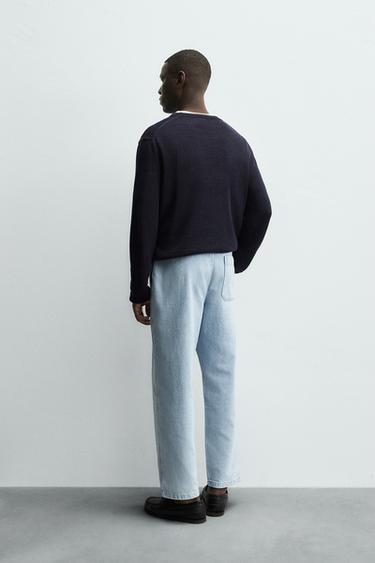 LIGHTWEIGHT JOGGER FIT JEANS - Mid-blue by Zara - Image 2