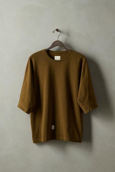 RELAXED FIT T-SHIRT X SR_A - Khaki by Zara - Image 0