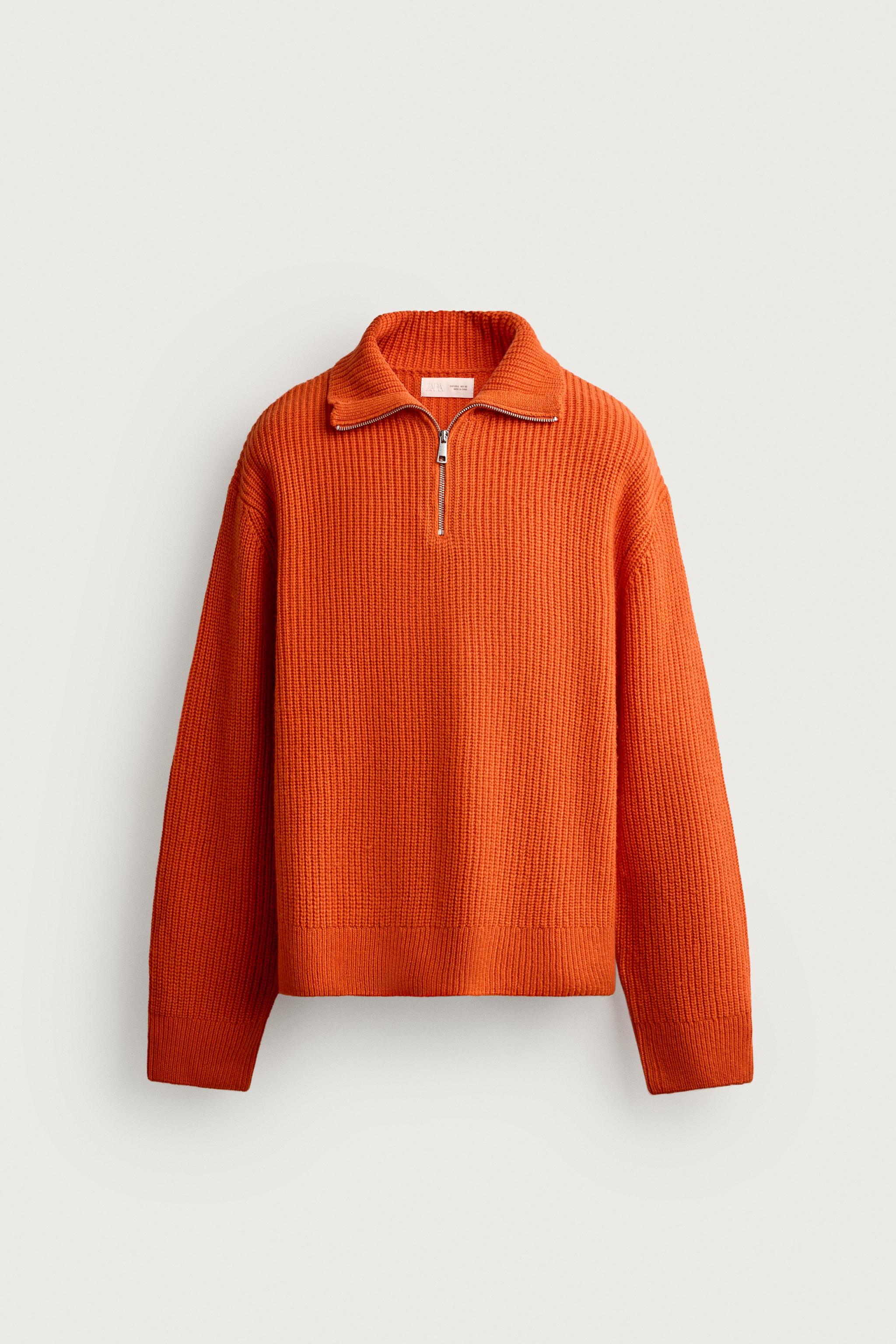 PULL COUPE DÉCONTRACTÉE COL ZIPPÉ