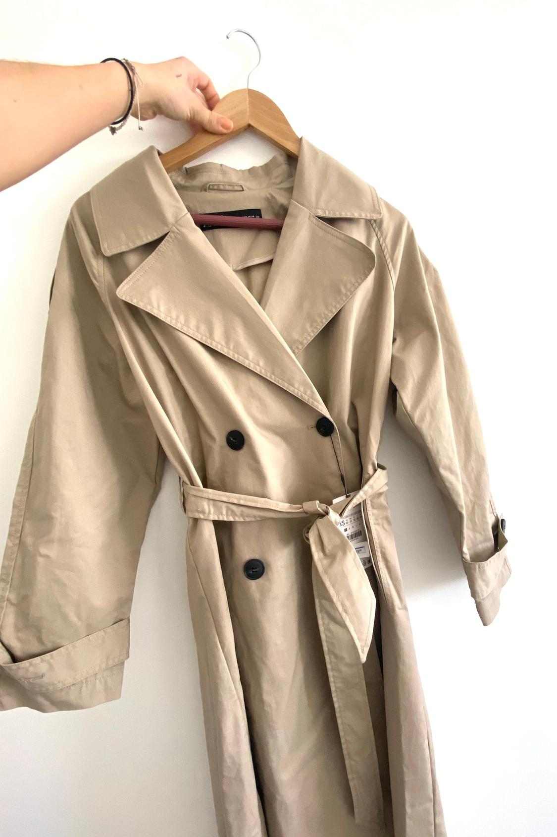 DOUBLE-BREASTED TRENCH COAT WITH BELT - Image 2