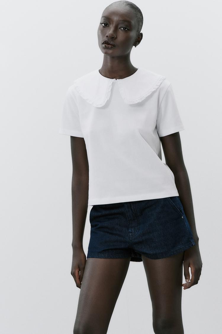 Cuello Bebe Camisa Cuello Bobo Mango Mango Outlet Camisa Cuello