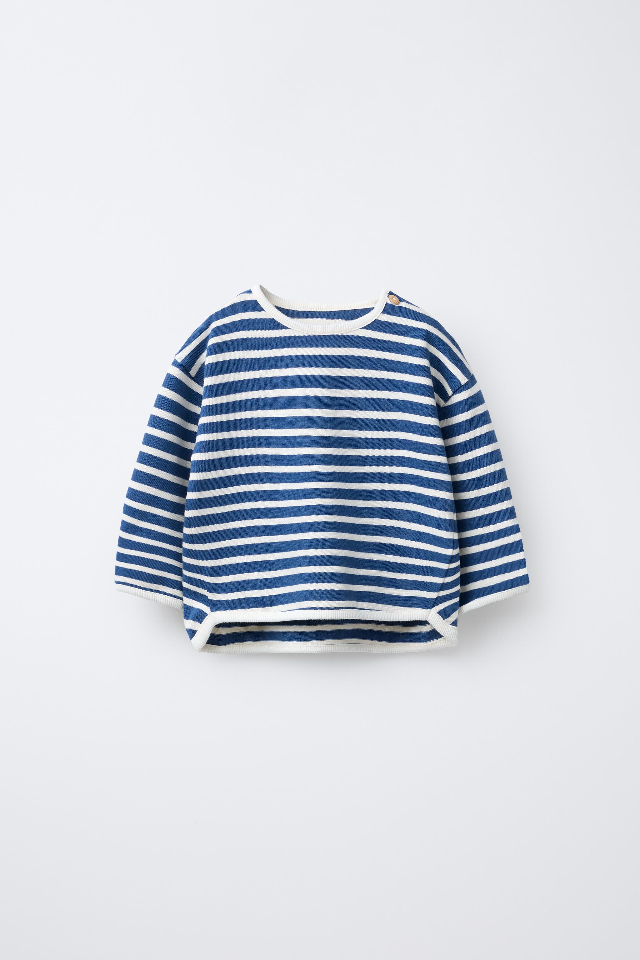WOVEN STRIPED SHIRT - Ecru / Blue | ZARA United States WOVEN STRIPED SHIRT - Ecru / Blue | ZARA United States