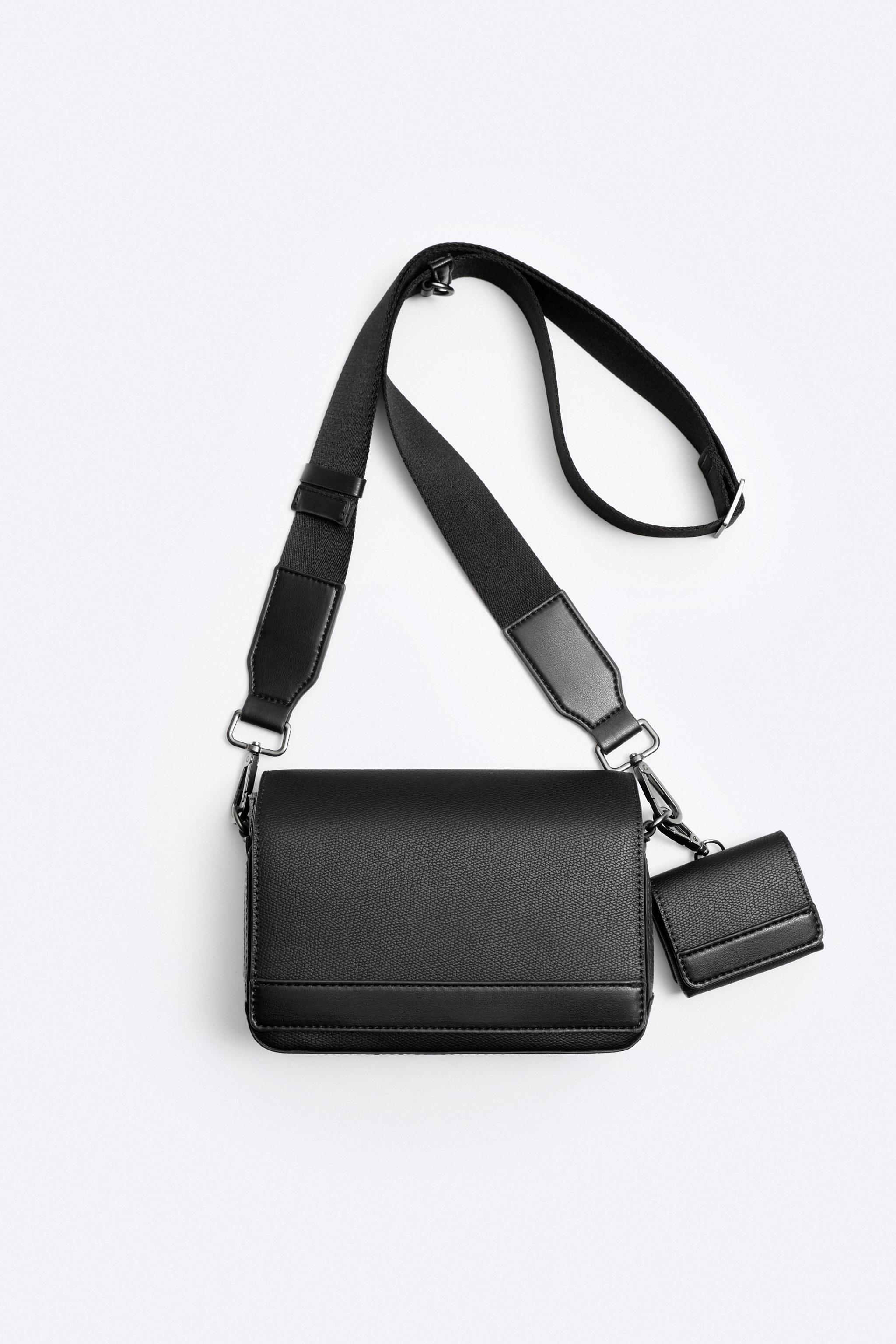 Zara black cross body bag Clearance