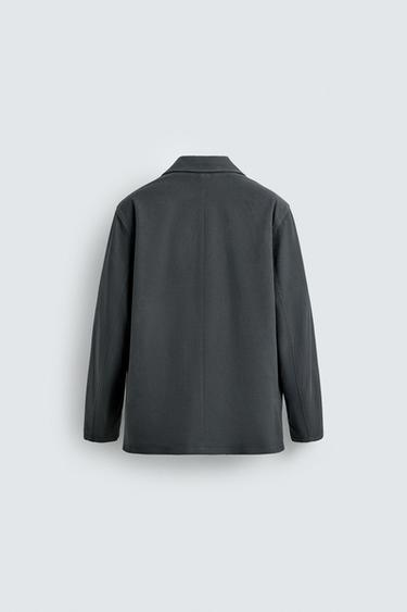 BLAZER COUPE DÉCONTRACTÉE STRUCTURÉE - Gris anthracite de Zara - Image 7