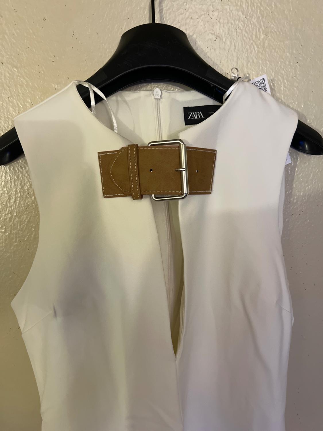 BELTED TAILORED DRESS - Image 3