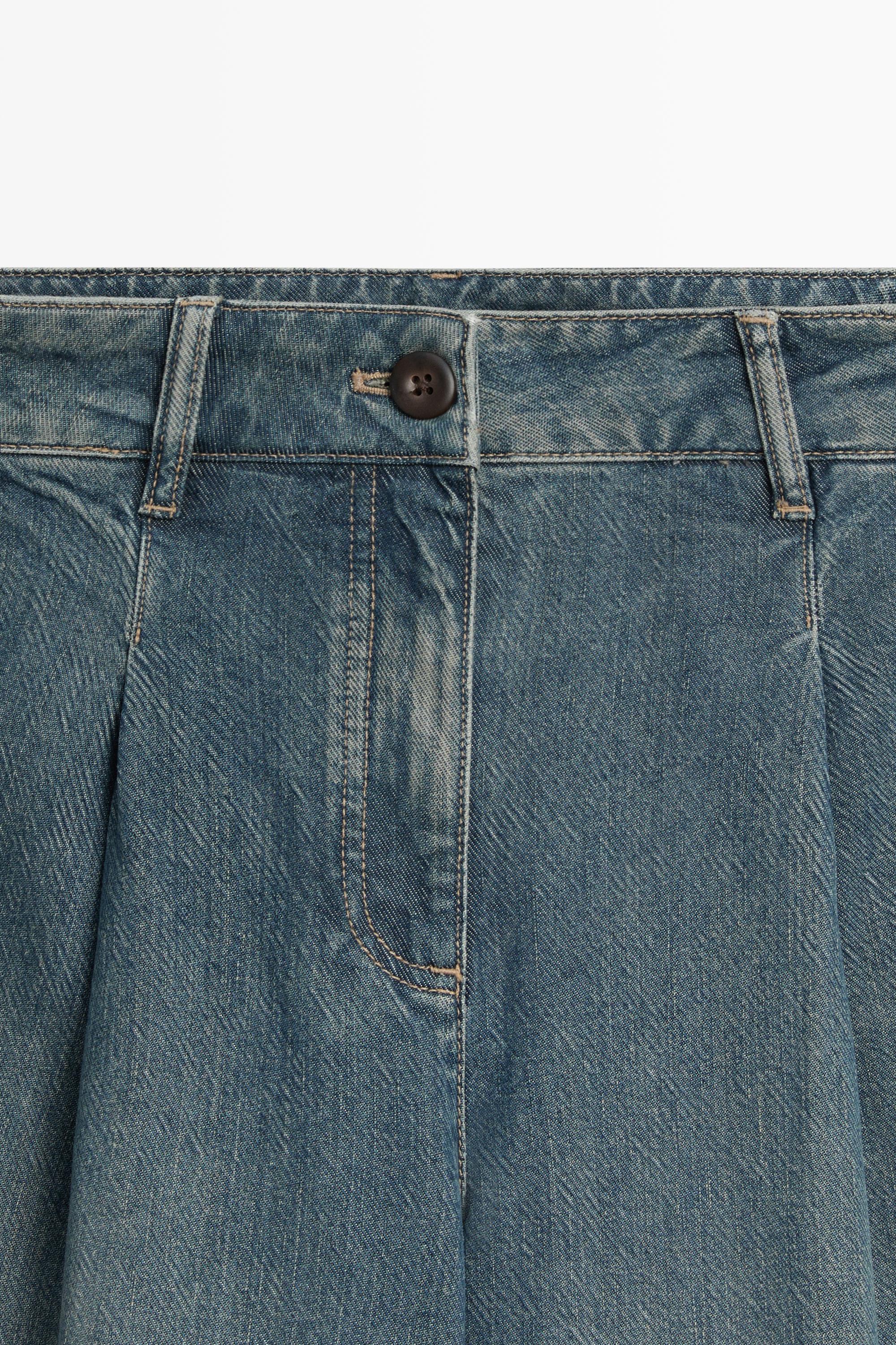 Jean wide leg taille haute
