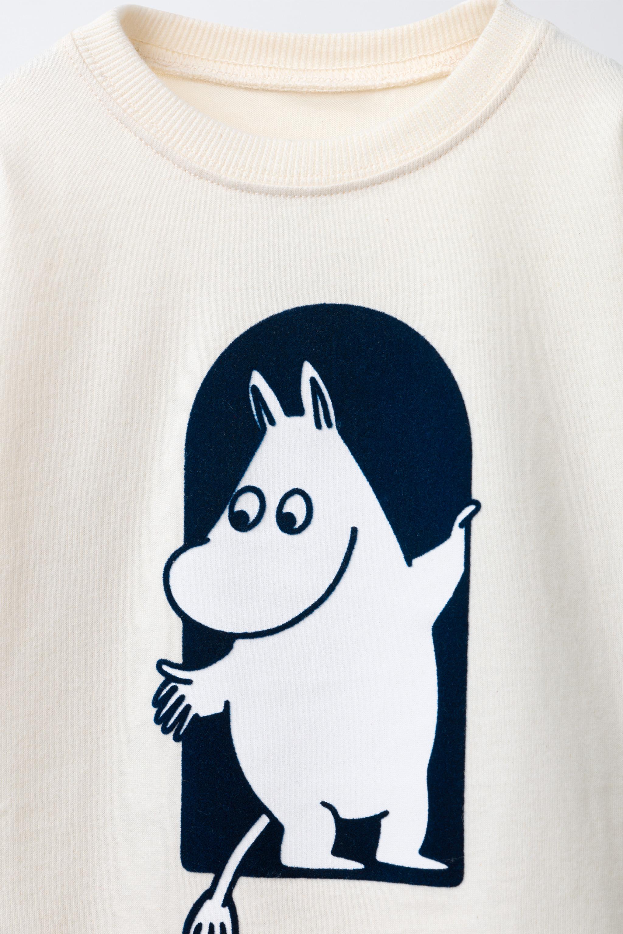 T-SHIRT IMPRIMÉ FLOQUÉ MOOMIN ©