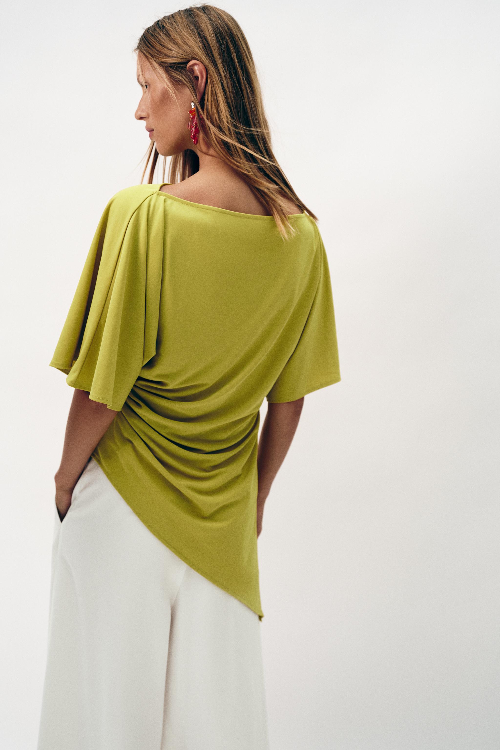 DRAPED ASYMMETRIC TOP