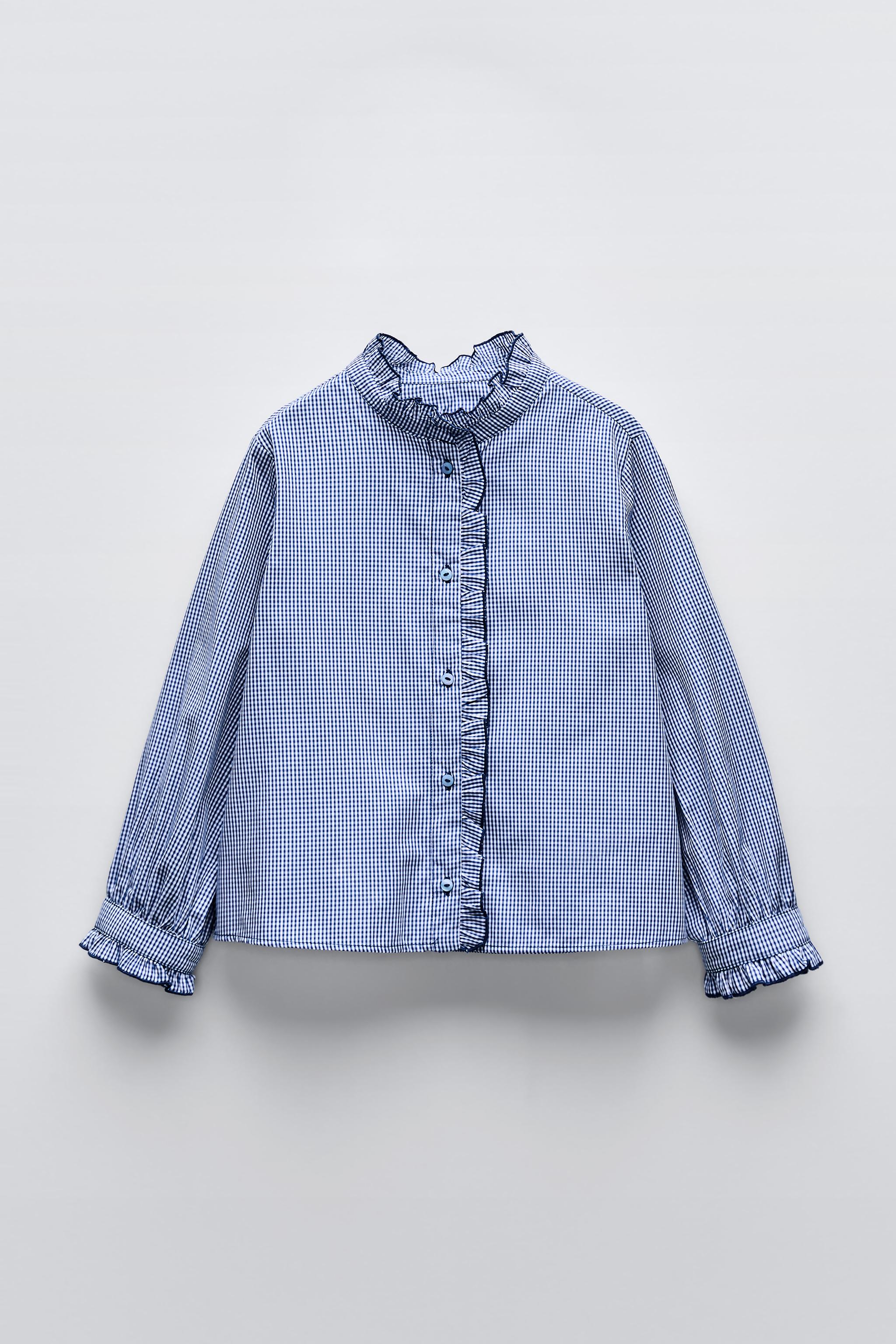 Camisa vaquera niña zara sale