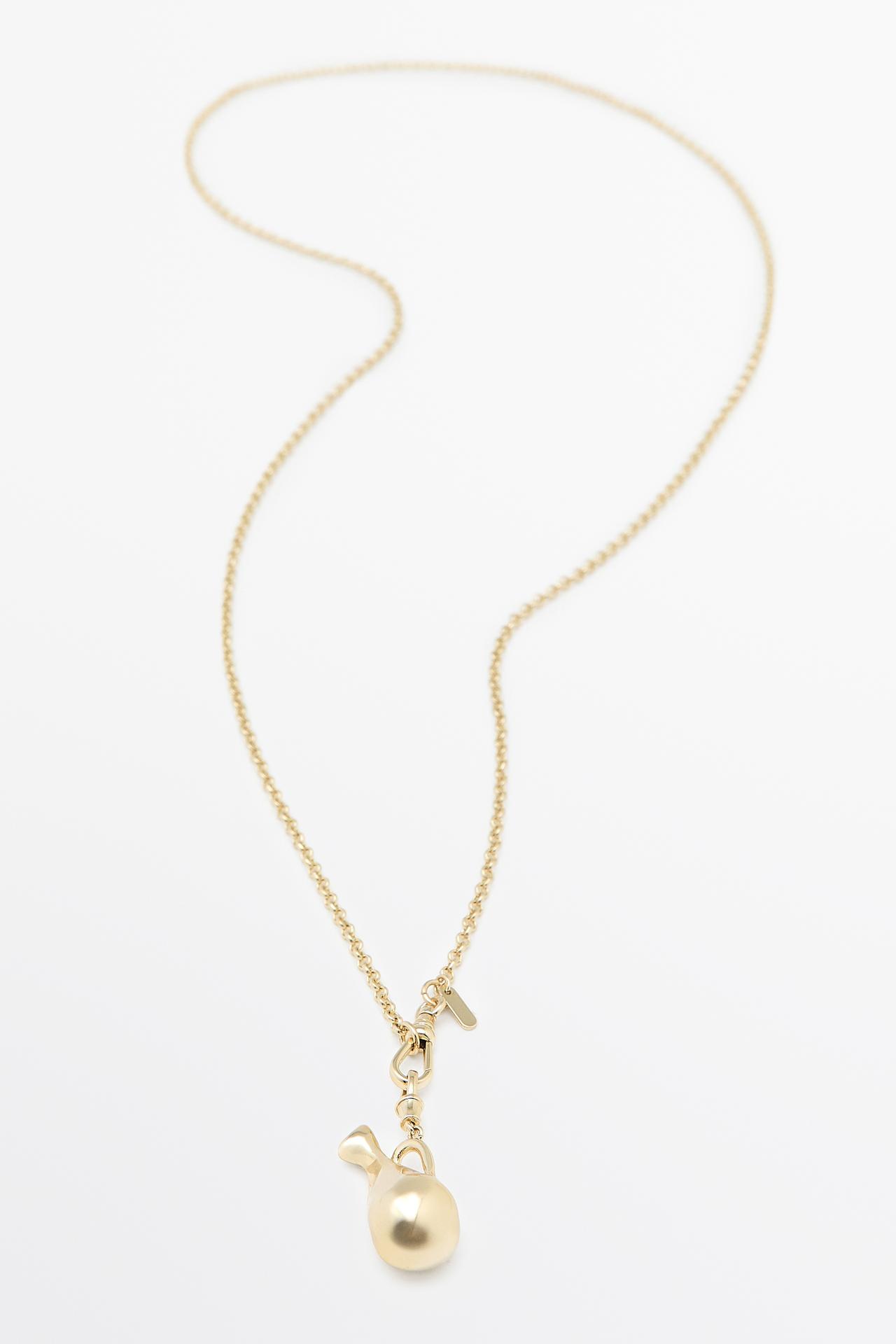 Amphora pendant necklace — Golden