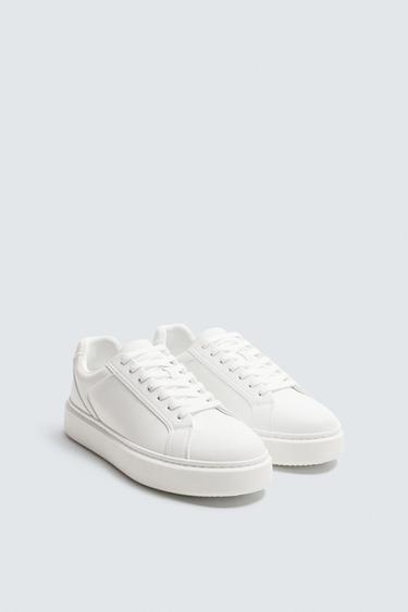 MONOCHROME CHUNKY TRAINERS - White by Zara