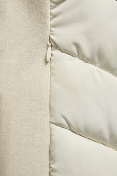 VESTE REMBOURRÉE BIMATIÈRE - Écru de Zara - Image 6