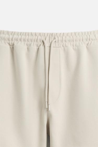 TECHNICAL BERMUDA JOGGERS - Taupe grey by Zara - Image 8