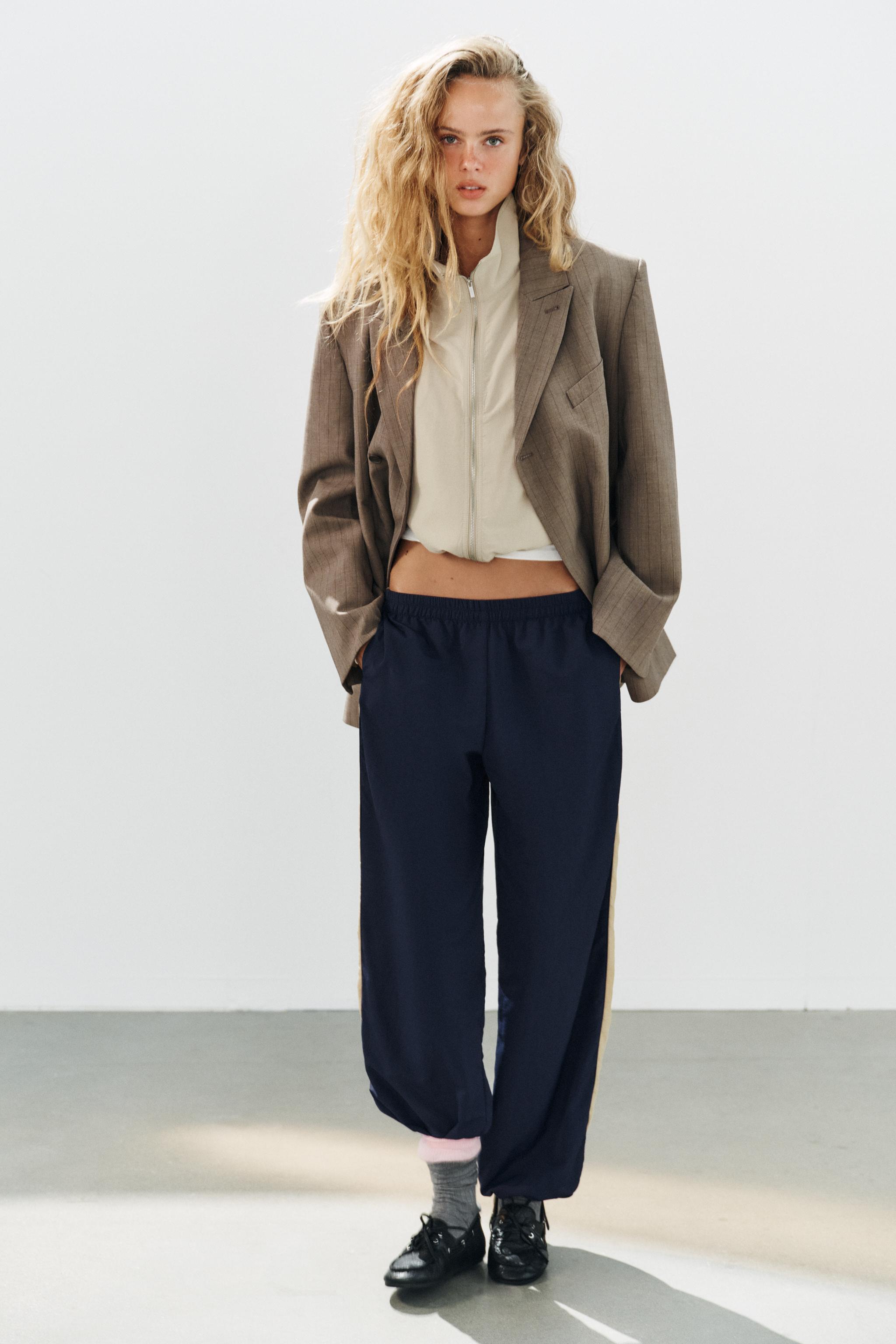 OVERSIZED PINSTRIPE BLAZER
