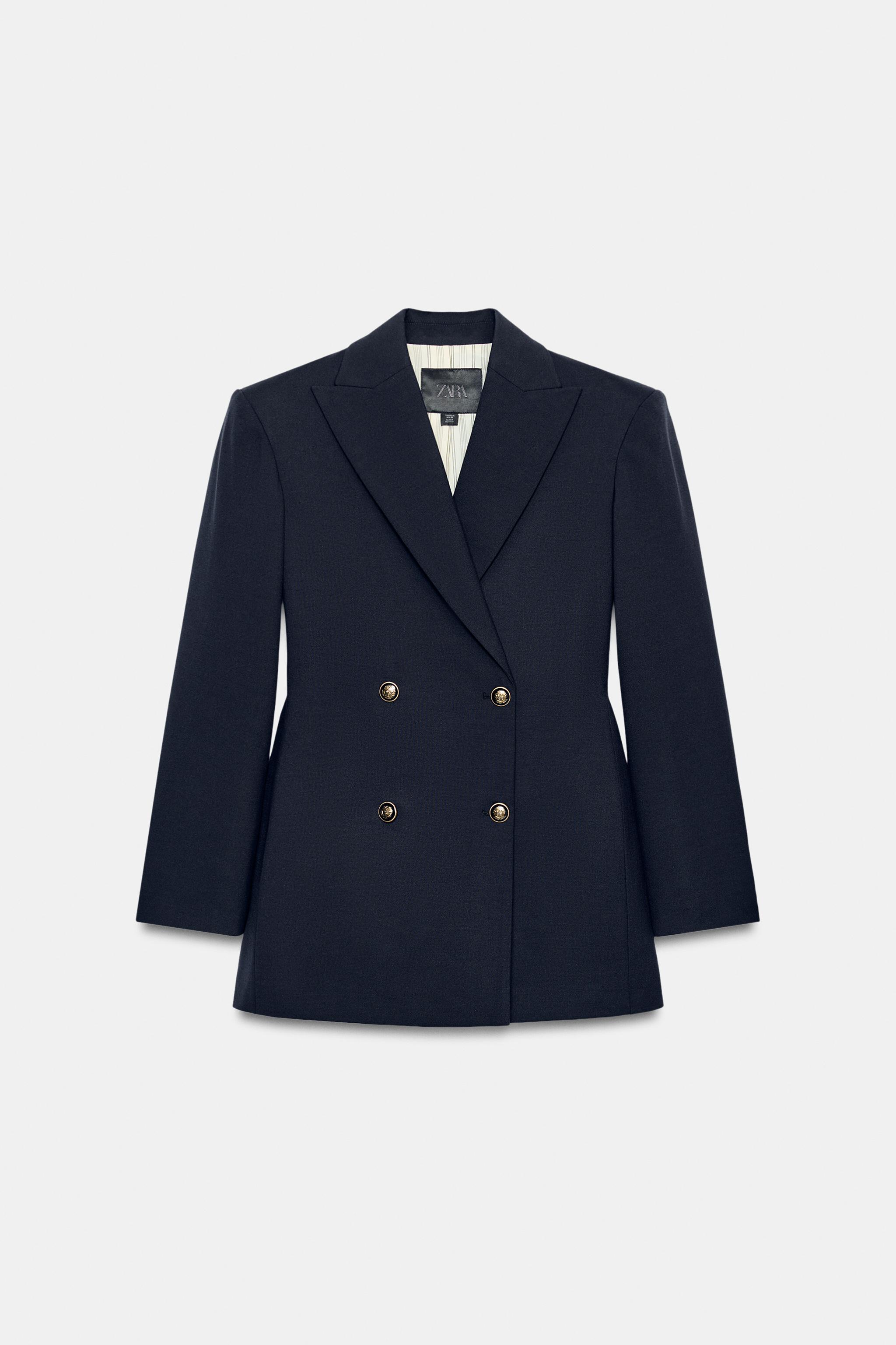 ZW COLLECTION FITTED BUTTONED BLAZER