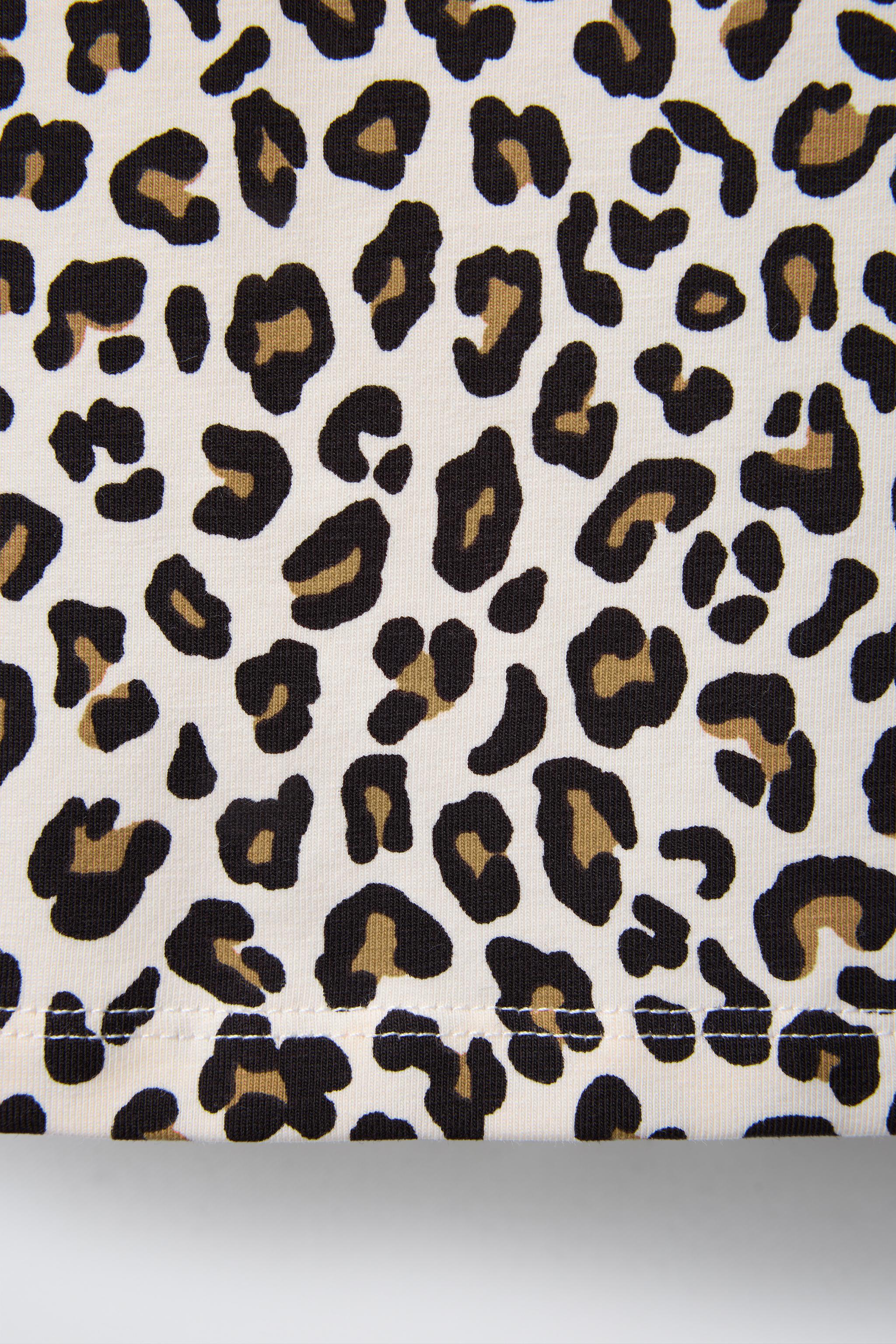 アニマル柄プリントトップス - 豹紋 | ZARA Japan / 日本