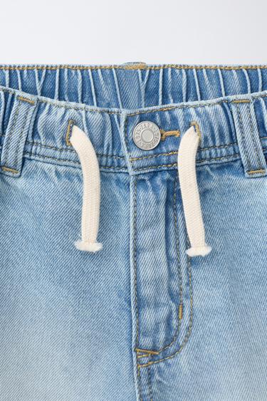 LOOSE-FITTING DENIM BERMUDA SHORTS - Blue by Zara - Image 2