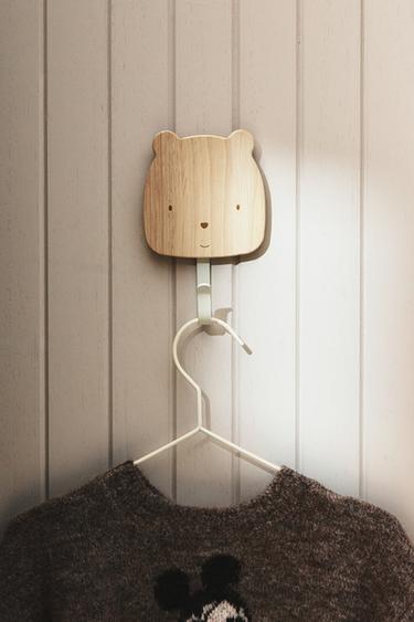 CHILDREN'S BEAR HOOK - Light beige by Zara