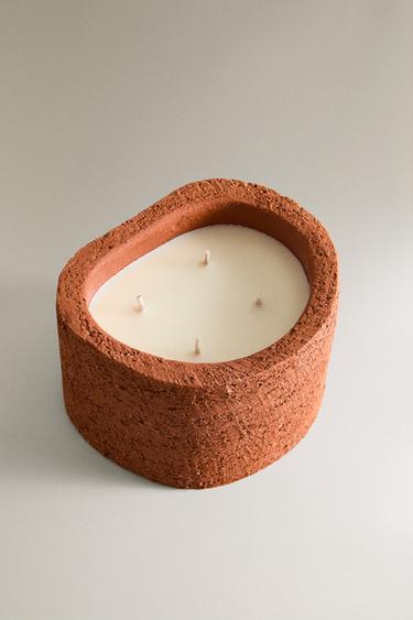 (800 G) BOUGIE D’EXTÉRIEUR PARFUMÉE CITRONNELLE - Jaune de Zara - Image 1