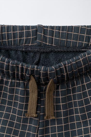 BAGGY CHECK TROUSERS - Anthracite grey by Zara - Image 2