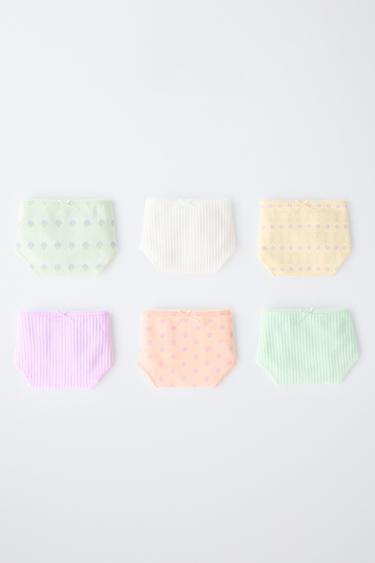 6-14 YEARS/ SIX-PACK OF FLORAL BRIEFS - Multicoloured by Zara - Image 4