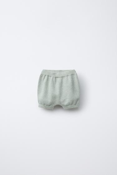 KNIT BLOOMERS - Greenish by Zara