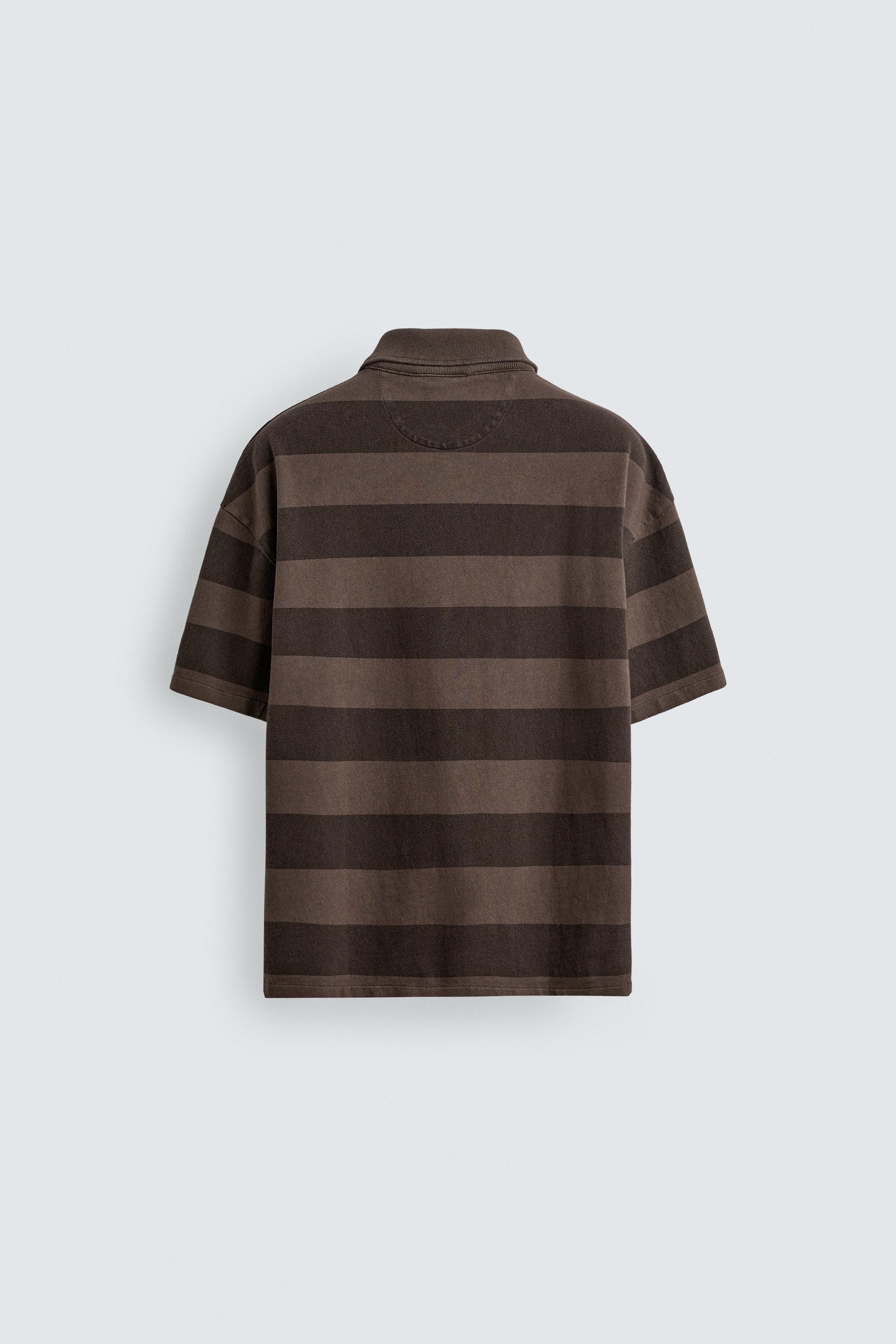 RELAXED FIT STRIPED POLO