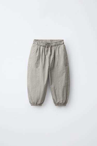TECHNICAL CARGO TROUSERS - Grey by Zara