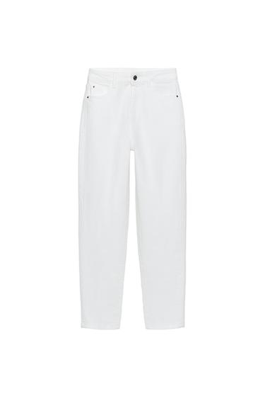 JEANS Z1975 MOM FIT TIRO ALTO - Blanco de Zara