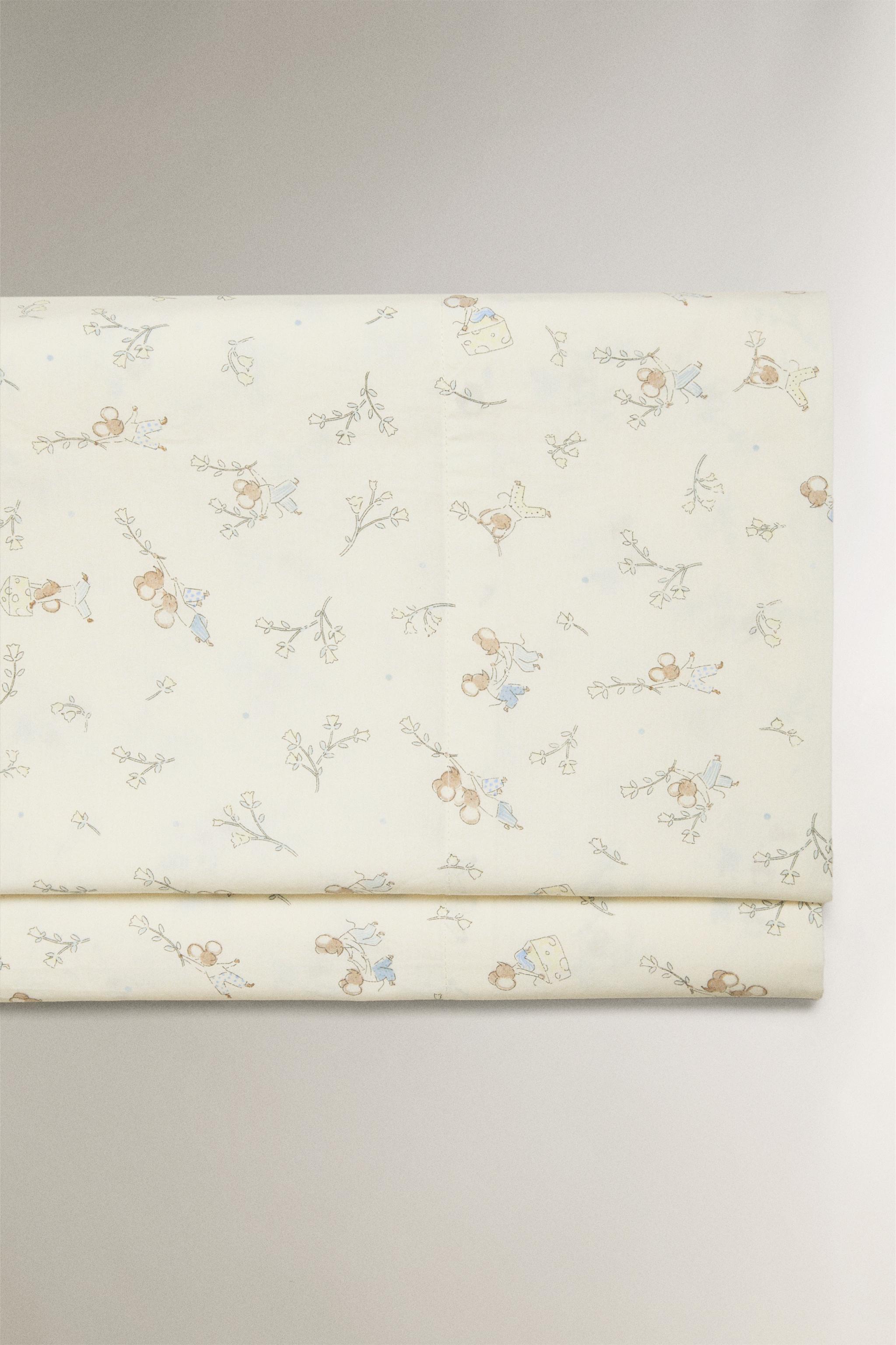 KIDS MICE FLAT SHEET — Multicolored