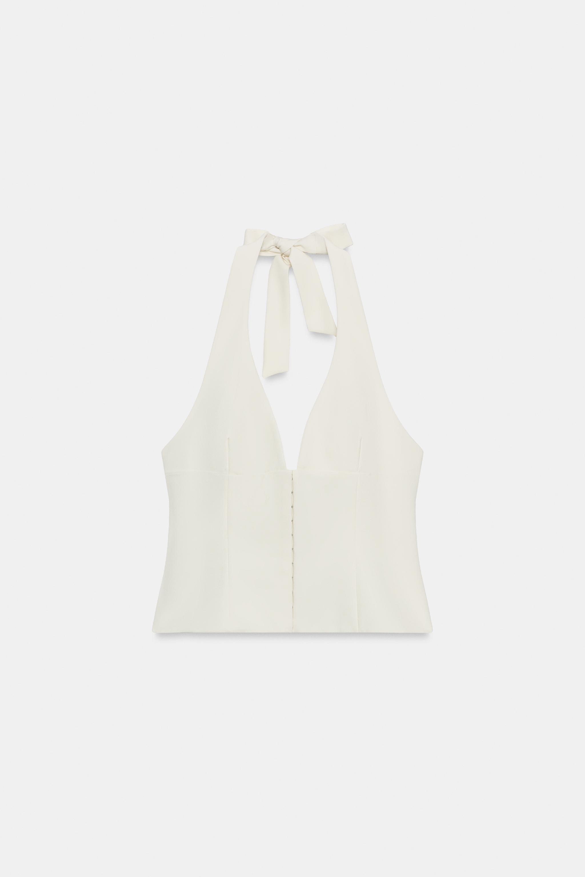 CORSET HALTER TOP