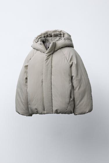 MANTEAU MATELASSÉ CAPUCHE LOGO EN RELIEF - Pierre de Zara - Image 1