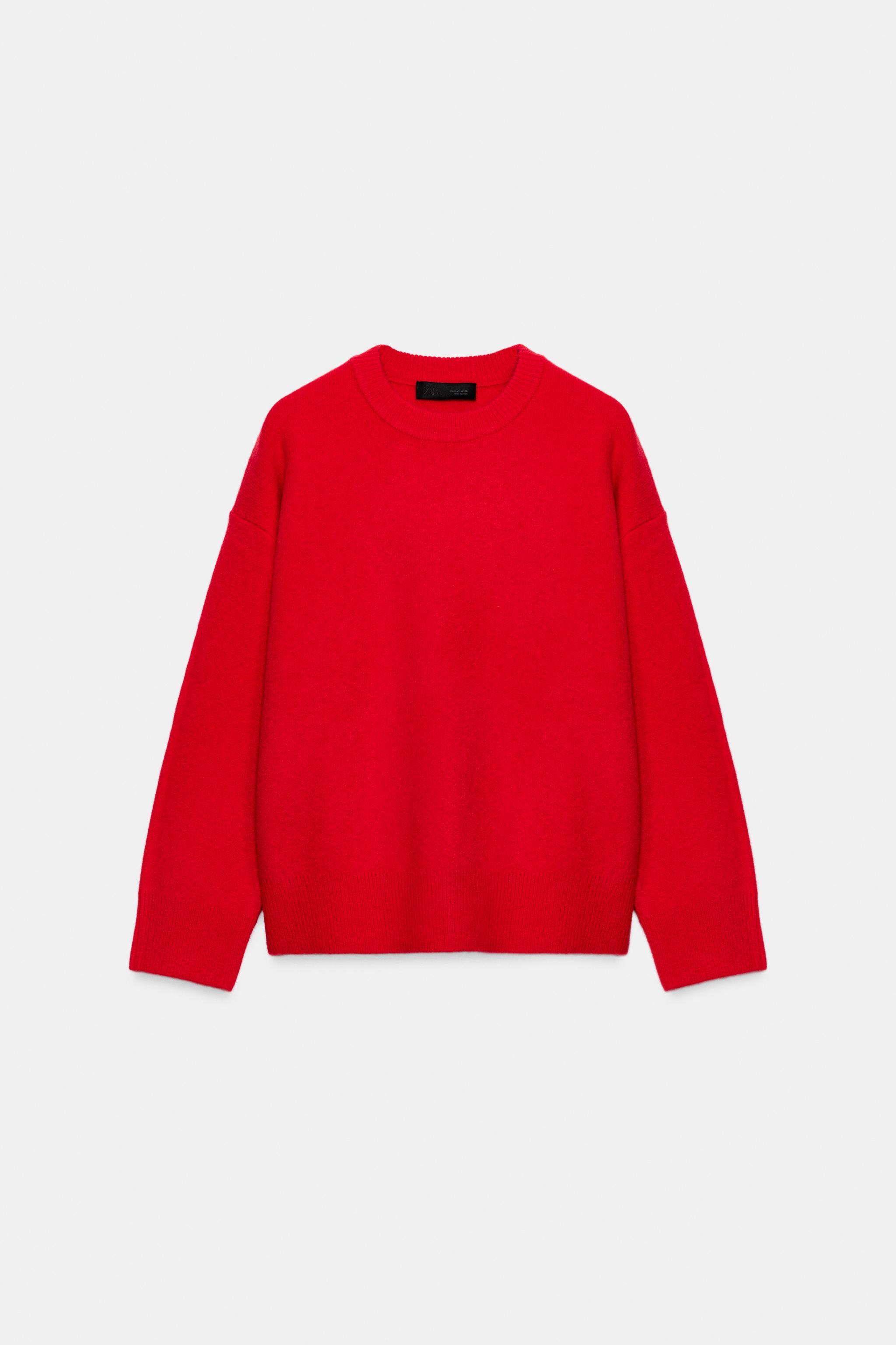 RIBBED KNIT JUMPER - Red | ZARA South Africa