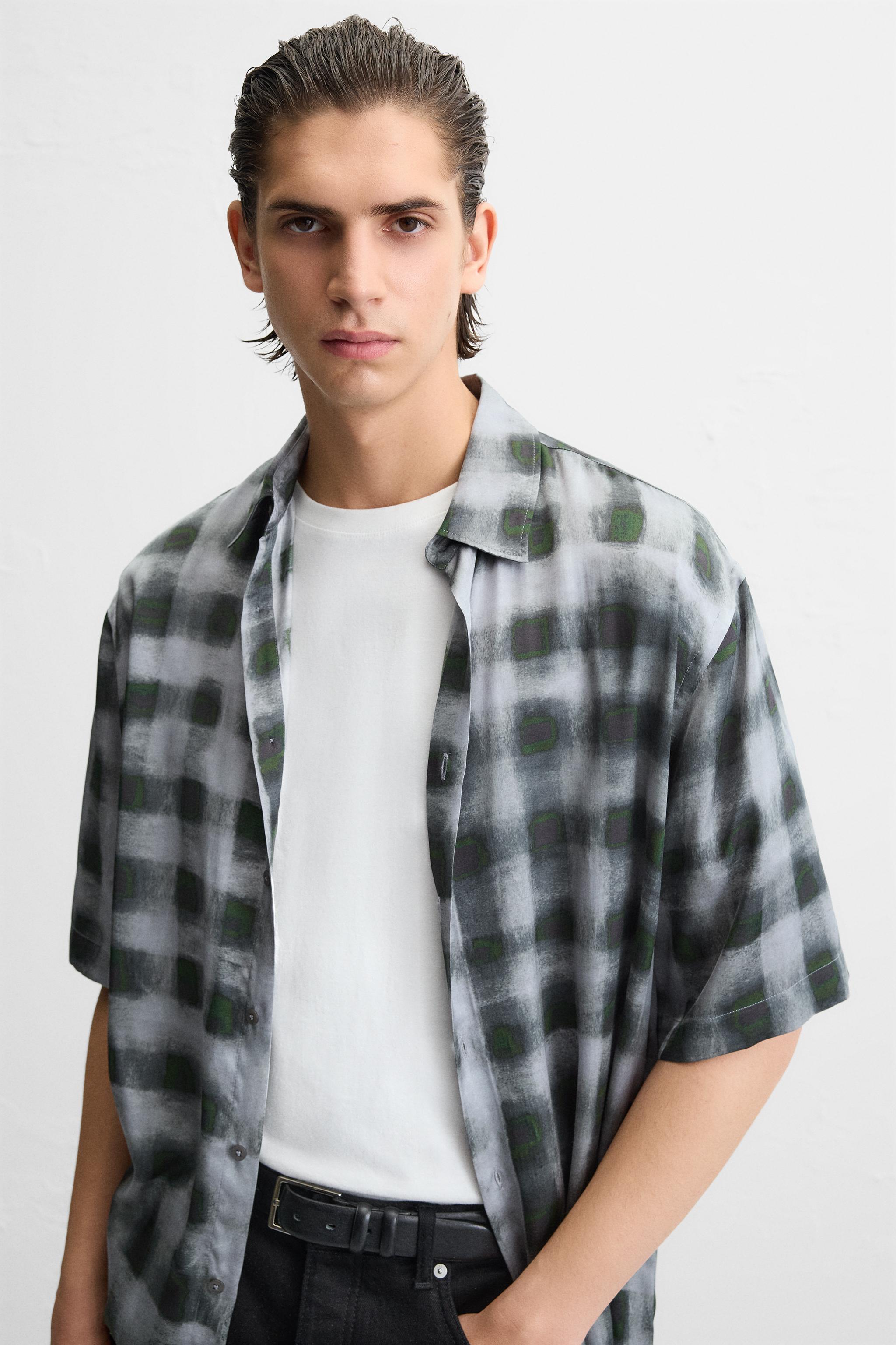 ABSTRACT PRINT SHIRT - Printed | ZARA United States