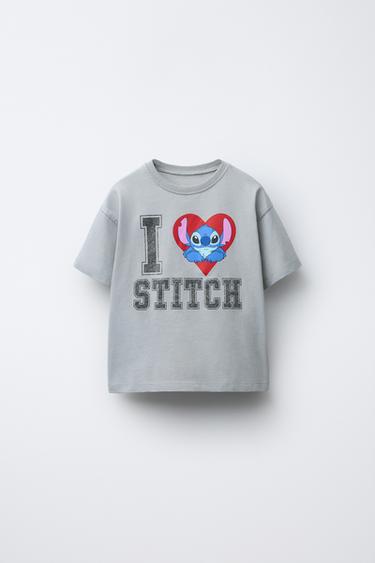 SAMARRETA ESTAMPAT AMB BRILLANTOR LILO & STITCH © DISNEY - Gris antracita de Zara