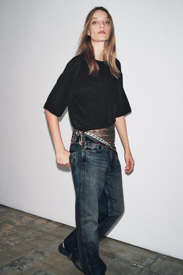 TOP 100% SILK ZW COLLECTION LIMITED EDITION - Black by Zara - Image 0