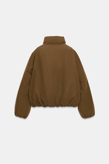 VESTE MATELASSÉE ZW COLLECTION - Chocolat de Zara - Image 6