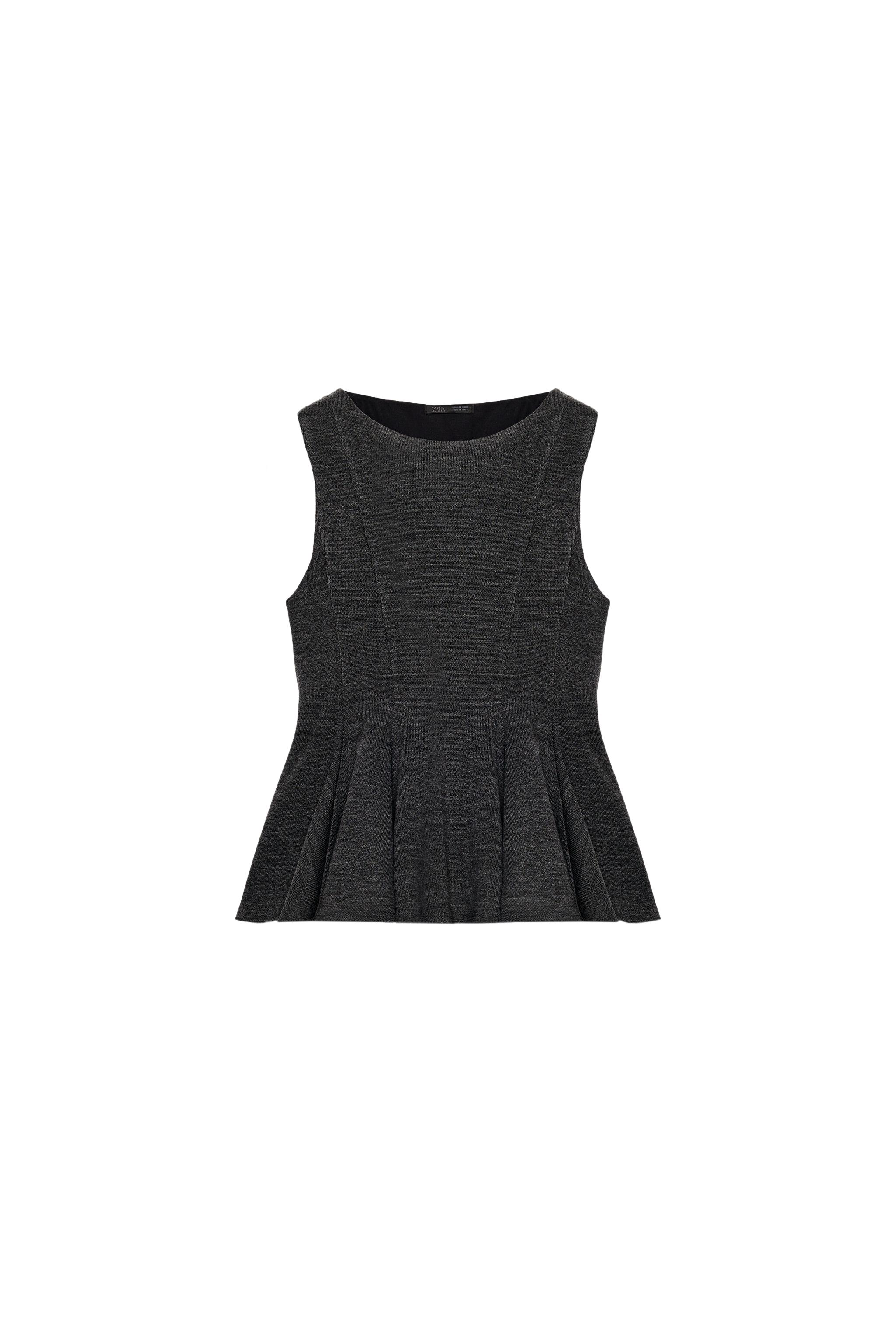 TOP PÉPLUM AU TOUCHER DOUX
