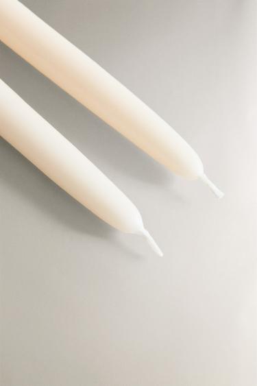 BOUGIES DÉCORATIVES CHANDELIER (ENSEMBLE DE 2) I COLIN KING - Crème de Zara - Image 1