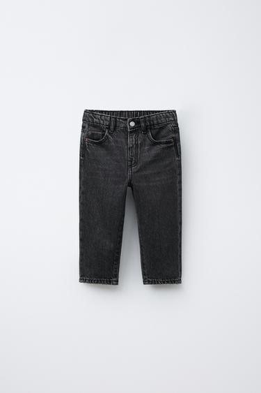 JEAN MOM FIT - Noir de Zara