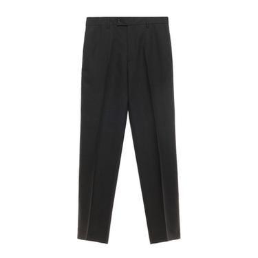 Zara 100% WOOL SUIT PANTS - Black